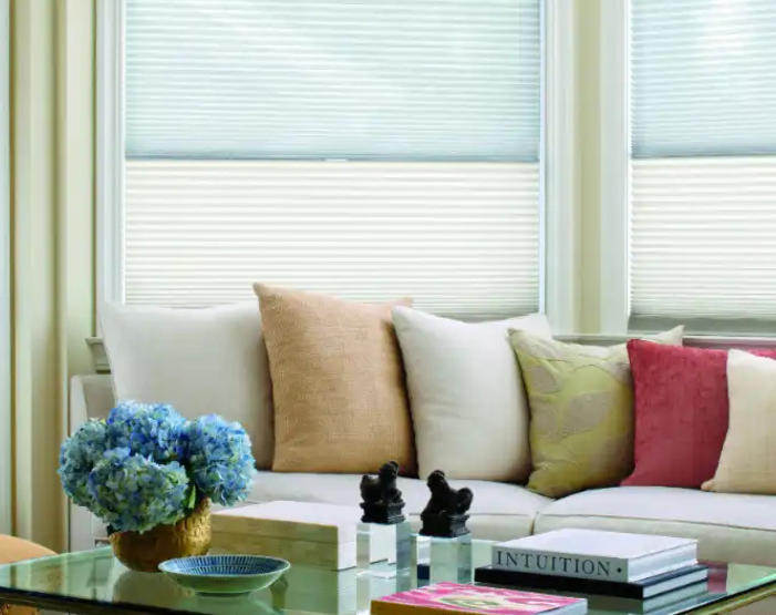 window treatments in living room custom shades 