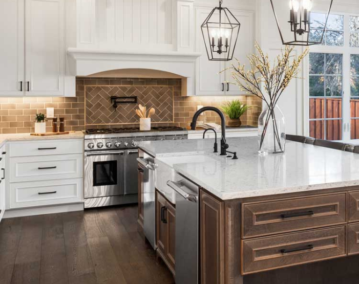 stone countertops in kitchen custom countertops installation