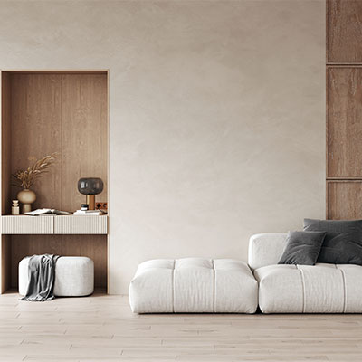 wood look flooring in living room